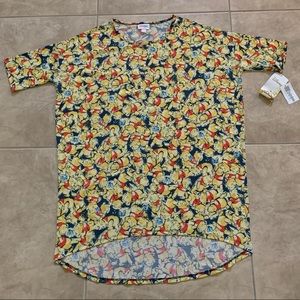 Disney LuLaRoe Winnie the Pooh Cartwheels Women’s Short Sleeve Shirt NEW w/ Tag
